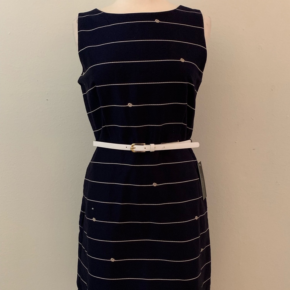 NWT Navy sleeveless dress by The Limited